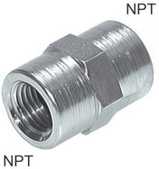 Socket Fittings Steel / Stainless Steel NPT-Threads Reducing PN345