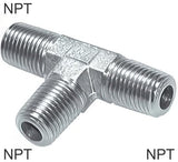 Featured image of collection - Tee Fittings Steel NPT-Threads Male PN345