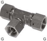 Featured image of collection - Tee Fittings Steel / Stainless Steel G-Threads Female With 60deg Hose Cone PN400