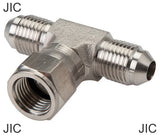 Featured image of collection - Tee Fittings Steel / Stainless Steel JIC-Threads Male/Female T-Shape PN350