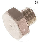 Featured image of collection - Closing Plugs Brass / Stainless Steel G-Threads Outer Hex PN40