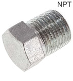 Featured image of collection - Closing Plugs Steel / Stainless Steel NPT-Threads Outer Hex PN345