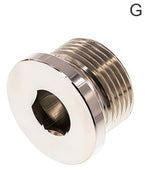 Closing Plugs Brass / Stainless Steel G-Threads Inner Hex PN40