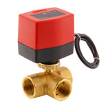Featured image of collection - 3-Way Electric On/Off Brass Ball Valves