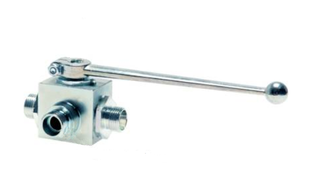 3-Way Hydraulic Ball Valves With Cutting Ring