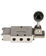 Stainless Steel 5/2-Way Hand Lever Operated Pneumatic Valves