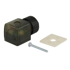 Connector 12-24V AC/DC (DIN - A) with LED - Burkert 2508 008360