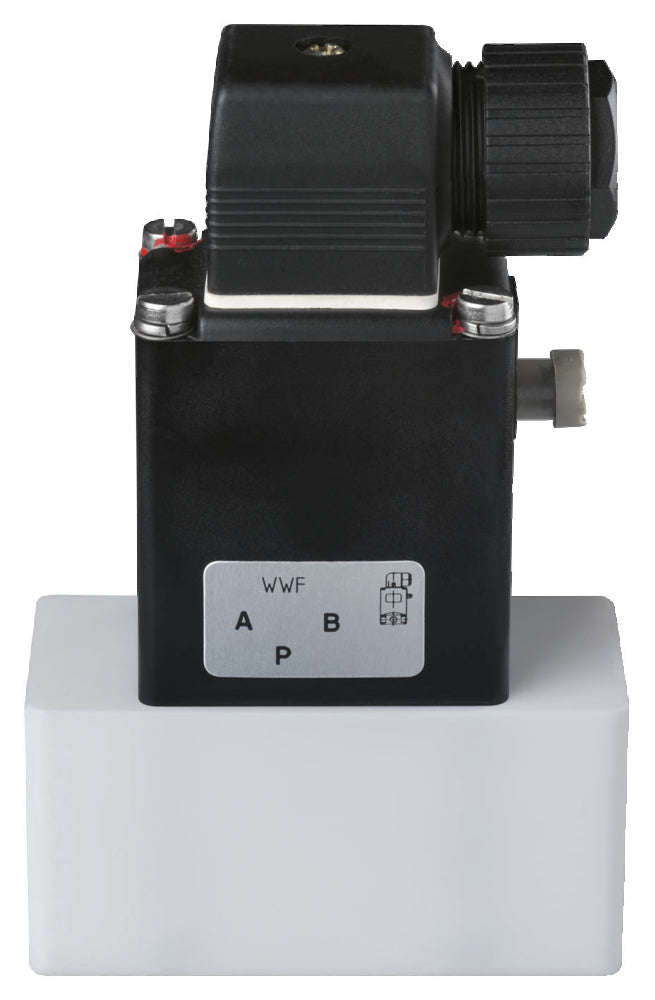 Solenoid Valve 3/2 Diverting G3/8'' Plastic FKM 0-3bar/44psi 24VDC 0121 309925