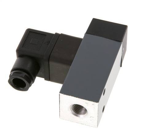 0.5 to 5bar SPDT Aluminium Pressure Switch G1/4'' 250VAC DIN-A Connector