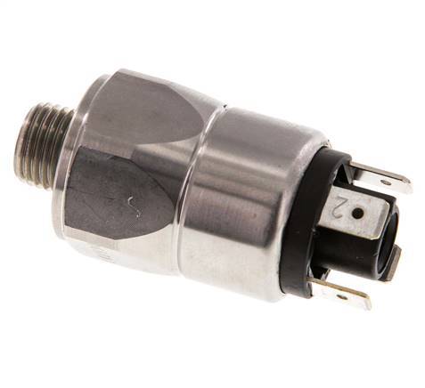 0.5 to 5bar SPDT Stainless Steel Pressure Switch G1/4'' 250VAC Flat Connector EPDM