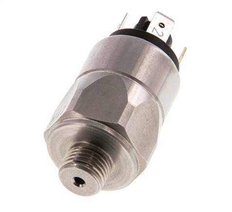 0.5 to 5bar SPDT Stainless Steel Pressure Switch G1/4'' 250VAC Flat Connector EPDM