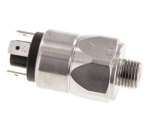 10 to 50bar SPDT Stainless Steel Pressure Switch G1/4'' 250VAC Flat Connector