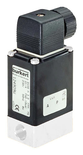 Solenoid Valve G1/4'' NC Plastic EPDM -8bar/0-116psi 24VDC 0330 281019