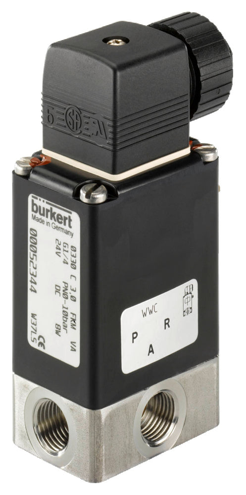 Solenoid Valve 3/2 Mixing NPT 1/4'' Stainless Steel EPDM 0-6bar/87psi 48VAC 0330 126514