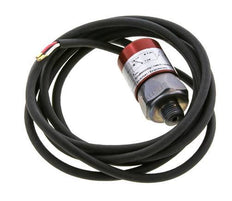 1 to 10bar SPDT Steel Pressure Switch G1/4'' 250VAC 3-wire Cable 2m
