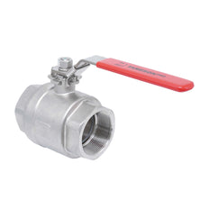 Rp 4'' F/F 2-Piece 2-Way Stainless Steel Ball Valve 69 bar RTFE - TamesonPRO 1111-400