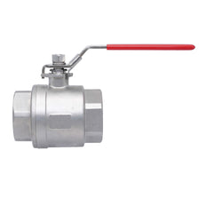 Rp 1-1/2'' F/F 2-Piece 2-Way Stainless Steel Ball Valve 69 bar RTFE - TamesonPRO 1111-112