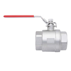 Rp 2'' F/F 2-Piece 2-Way Stainless Steel Ball Valve 69 bar RTFE - TamesonPRO 1111-200