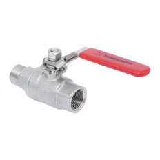 R/Rp 1-1/2'' 2-Piece 2-Way Stainless Steel Ball Valve 69 bar RTFE - TamesonPRO 1112-112