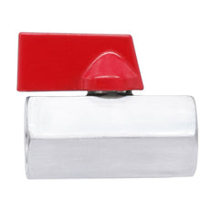 G 1/2'' F/F 2-Way Stainless Steel Mini Ball Valve 69 bar PTFE - TamesonPRO 1113-012-F