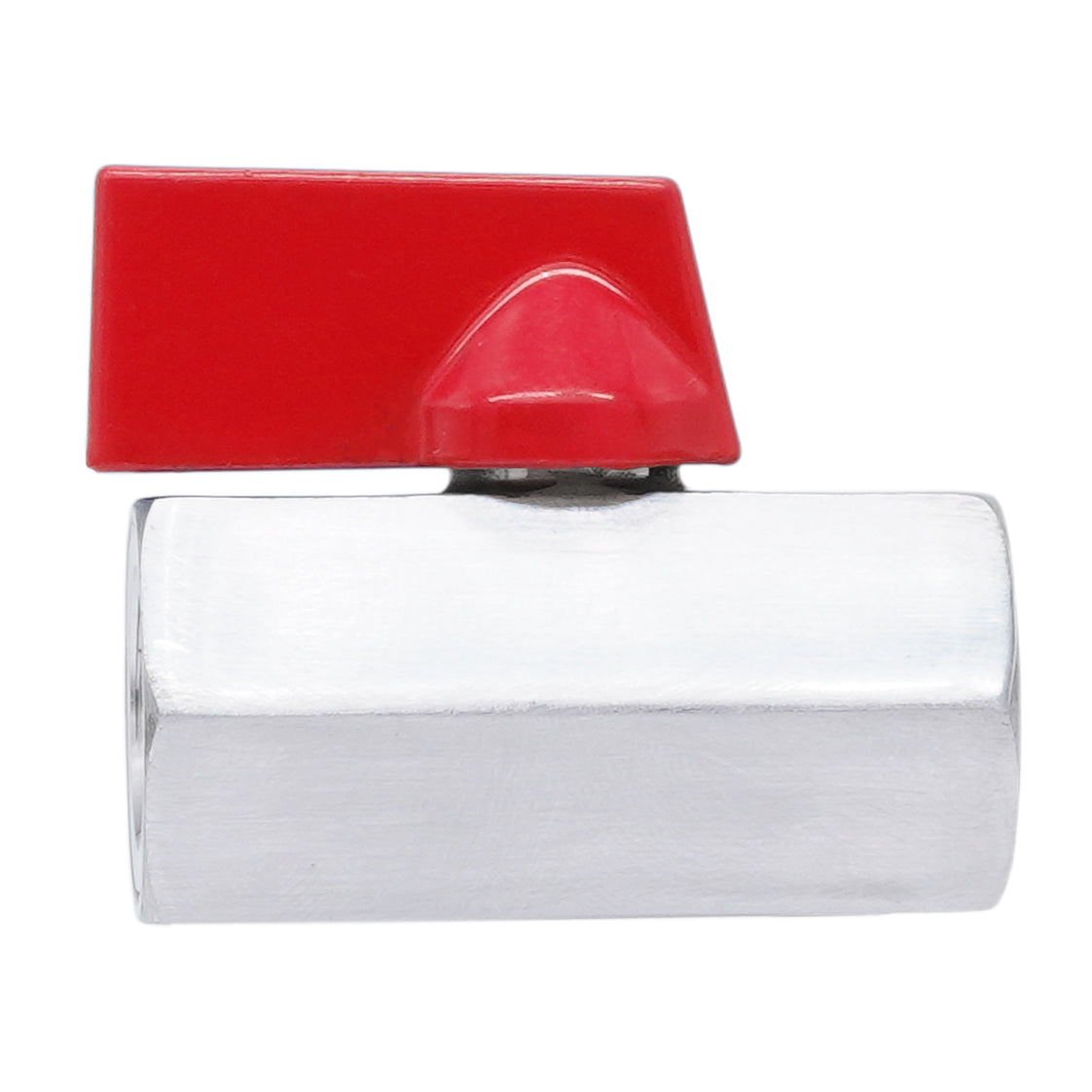 G 3/8'' F/F 2-Way Stainless Steel Mini Ball Valve 69 bar PTFE - TamesonPRO 1113-038-F