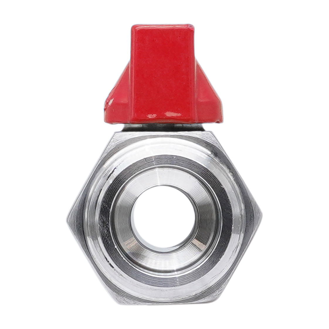 R/Rp 3/8'' M/F 2-Way Stainless Steel Mini Ball Valve 69 bar PTFE - TamesonPRO 1113-038-MF
