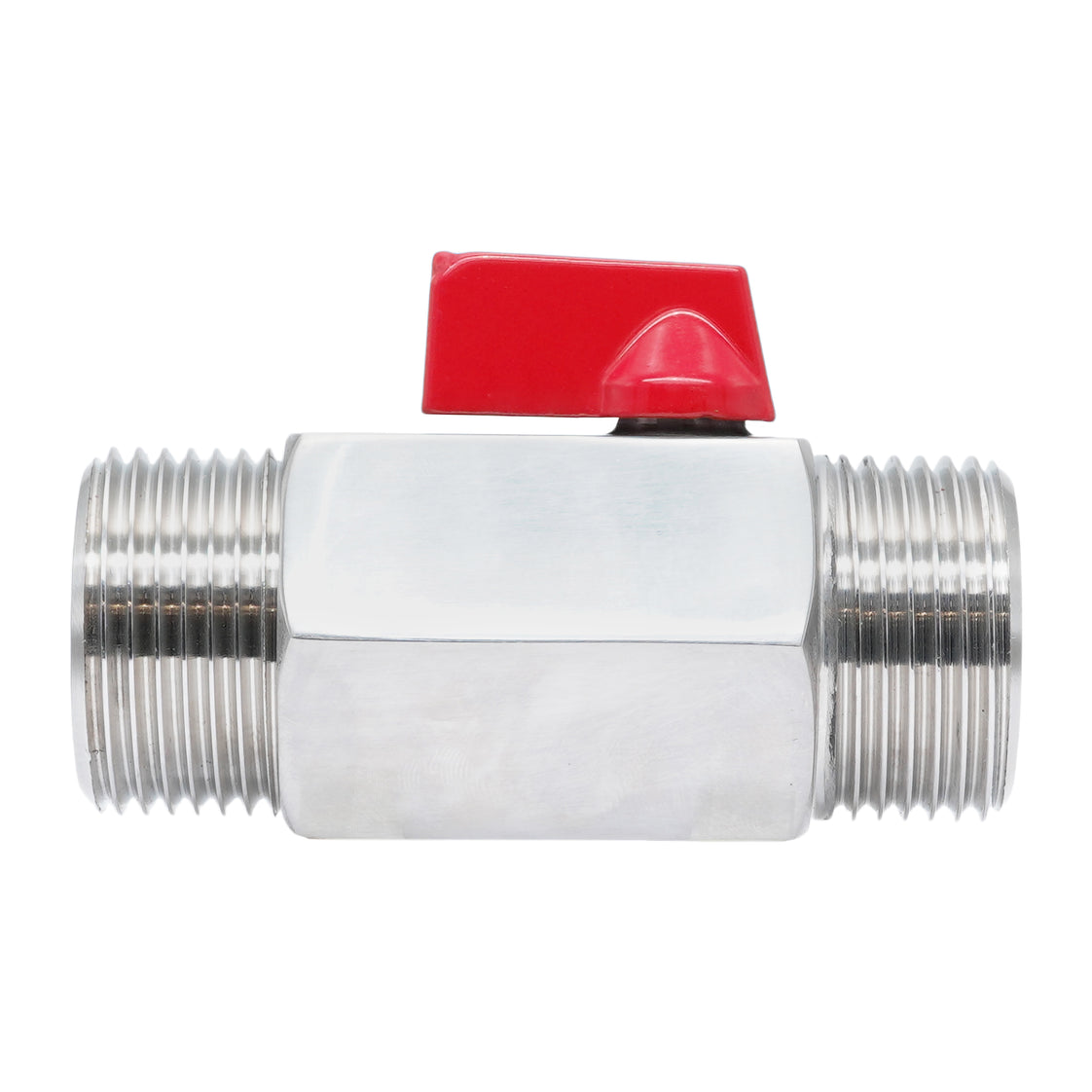 G 3/4'' M/M 2-Way Stainless Steel Mini Ball Valve 69 bar PTFE - TamesonPRO 1113-034-M
