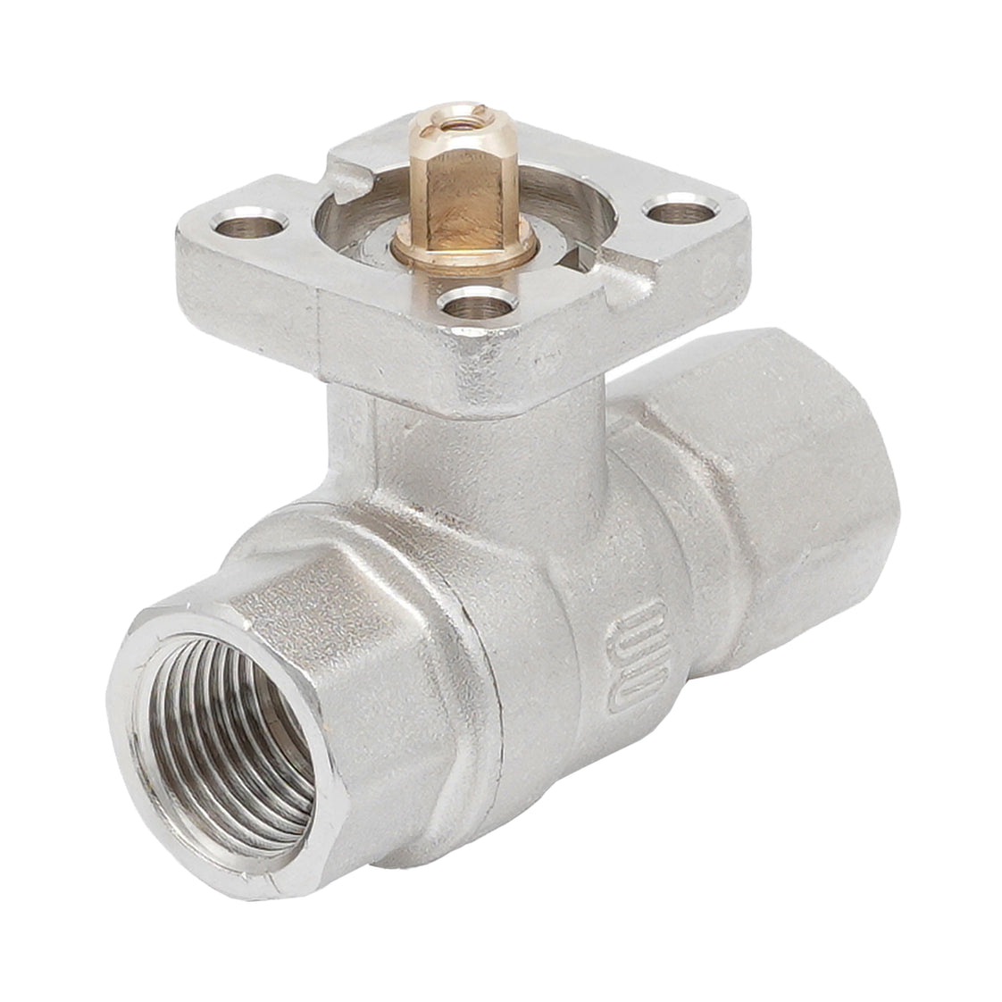 Rp 1/2" 2-way Brass Ball Valve ISO-Top F03 PN40 - TamesonPRO 1141-012