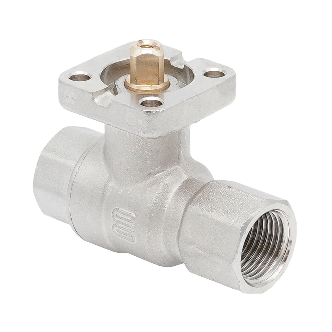 Rp 1/4" 2-way Brass Ball Valve ISO-Top F03 PN40 - TamesonPRO 1141-014