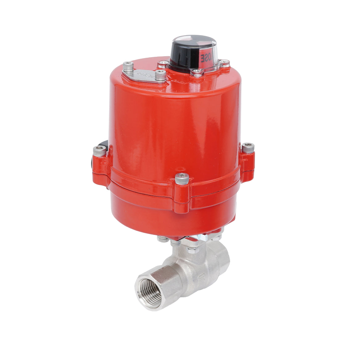 Rp 1/4" 2-Way Electric Brass Ball Valve 100-240 V AC