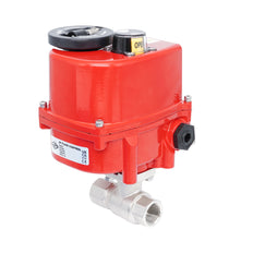 Rp 3/8" 2-Way Modulating Electric Brass Ball Valve 24 V AC/DC