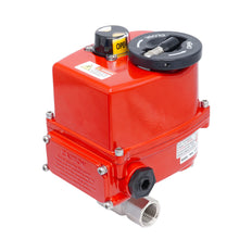 Rp 1/2" 2-Way Modulating Electric Brass Ball Valve 24 V AC/DC