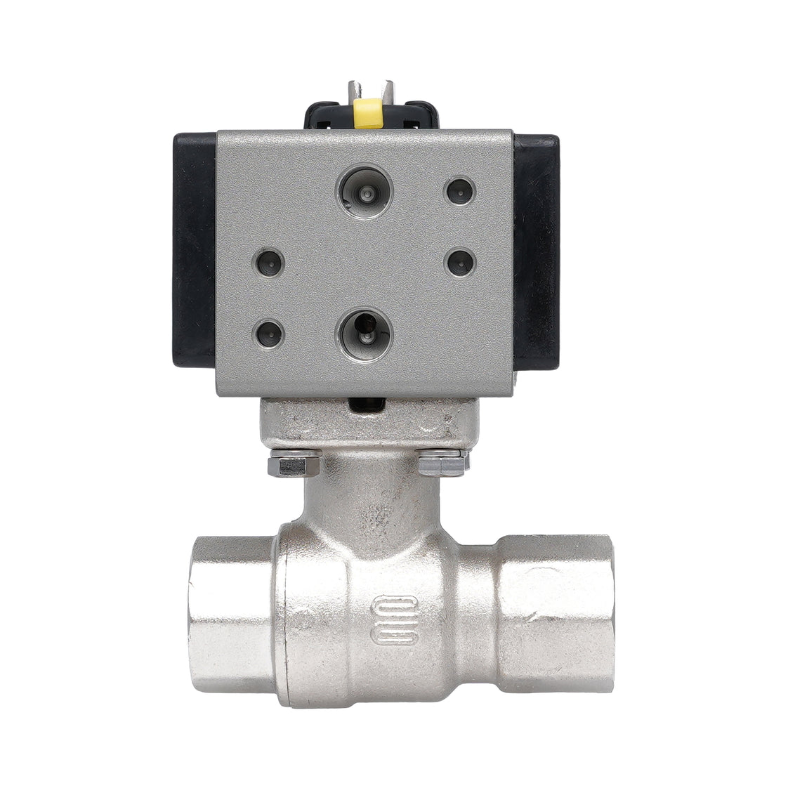 Rp 1/2" 2-Way Pneumatic Brass Ball Valve - Double Acting