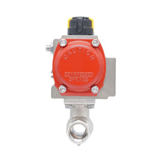 Rp 1/2" 2-Way Pneumatic Brass Ball Valve - Spring Closing