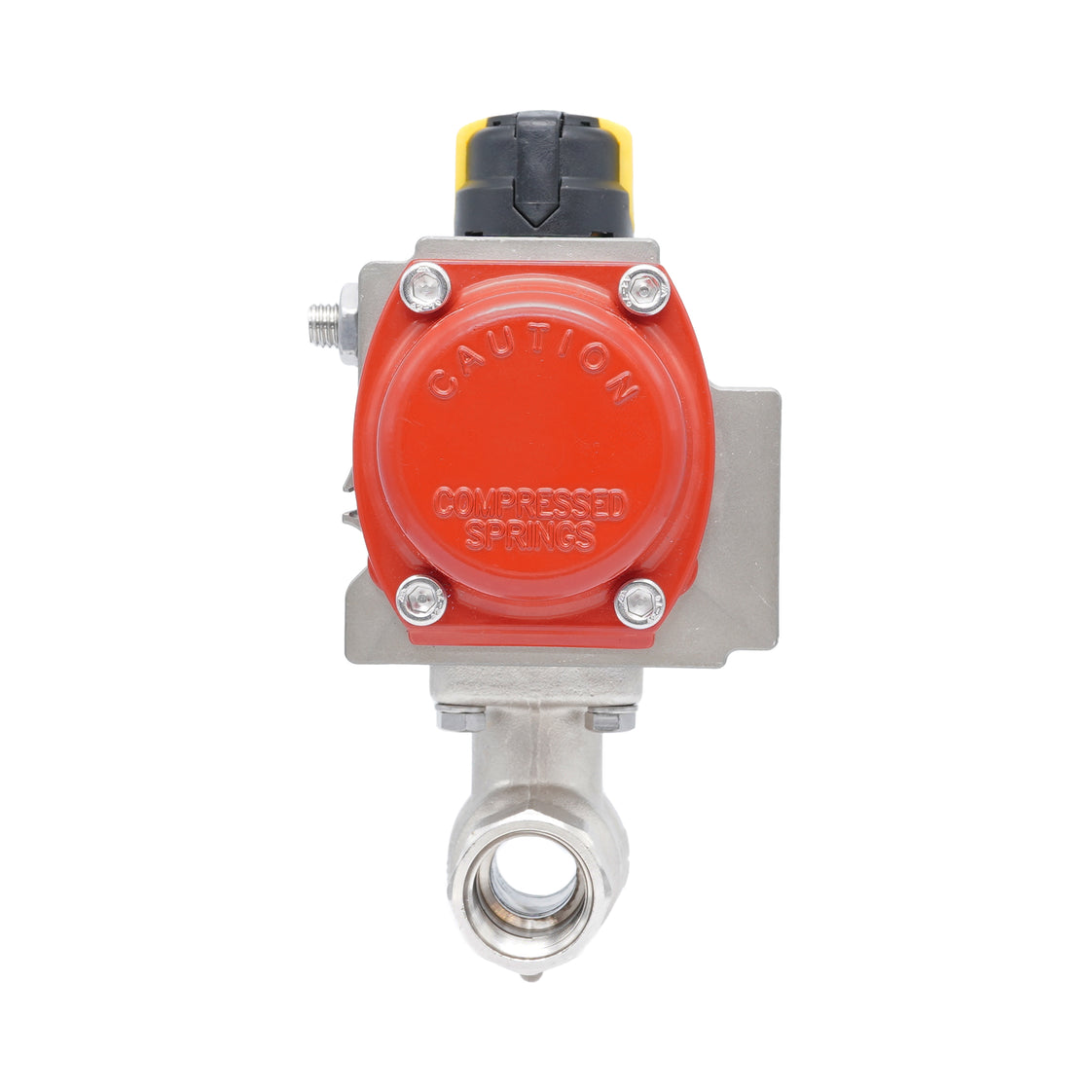 Rp 1/4" 2-Way Pneumatic Brass Ball Valve - Spring Closing