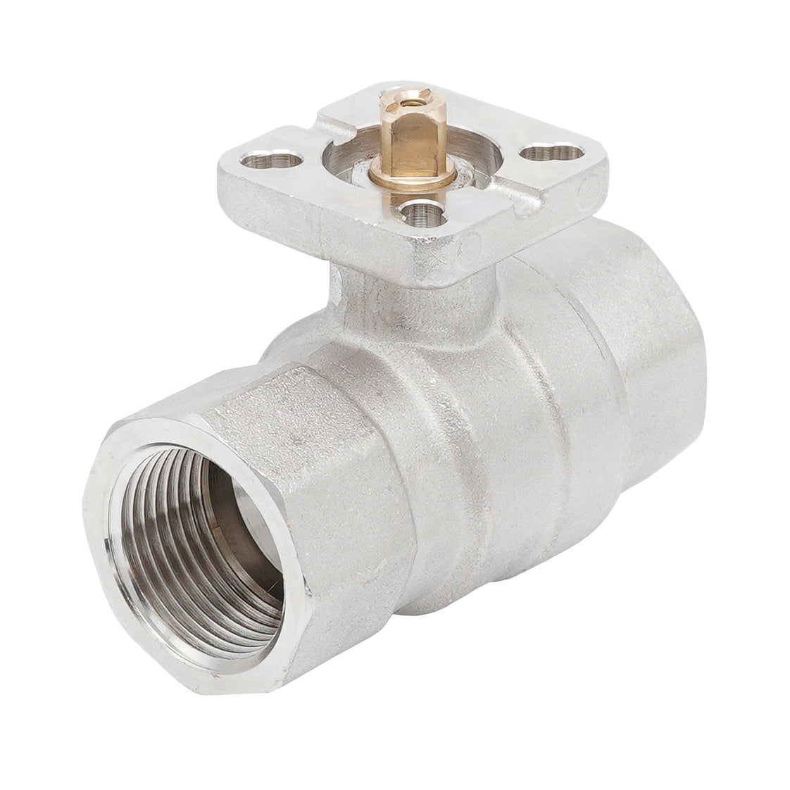 Rp 1-1/4" 2-way Brass Ball Valve ISO-Top F04/F05 PN40 - TamesonPRO 1141-114