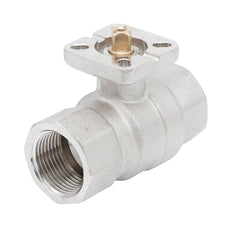 Rp 1-1/4" 2-way Brass Ball Valve ISO-Top F04/F05 PN40 - TamesonPRO 1141-114