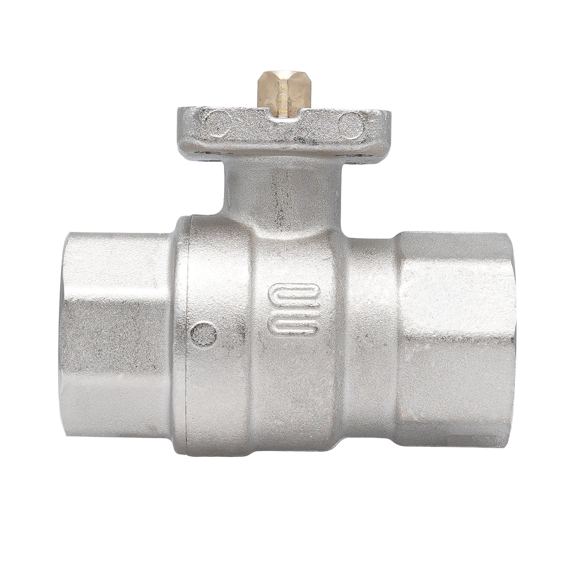 Rp 1-1/4" 2-way Brass Ball Valve ISO-Top F04/F05 PN40 - TamesonPRO 1141-114