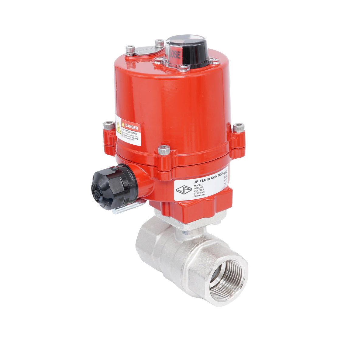Rp 1-1/4" 2-Way Electric Brass Ball Valve 12 V AC/DC