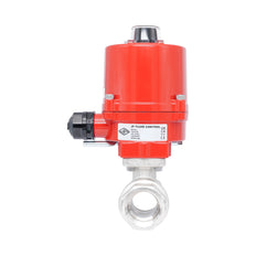 Rp 1" 2-Way Electric Brass Ball Valve 24 V AC/DC