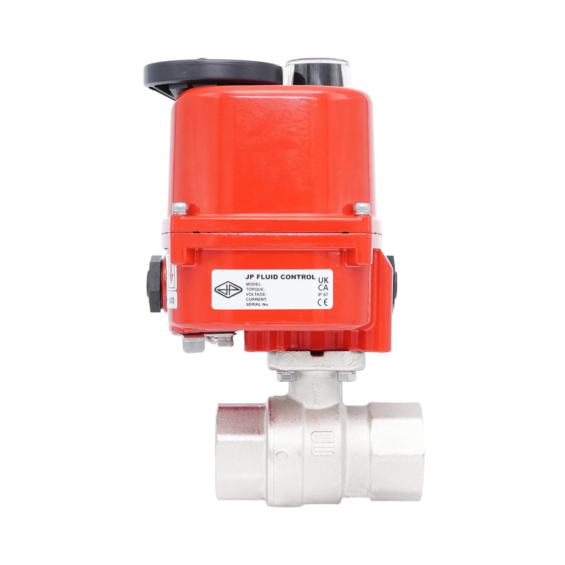 Rp 1-1/2" 2-Way Modulating Electric Brass Ball Valve 24 V AC/DC
