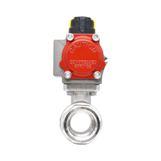Rp 1 1/4" 2-Way Pneumatic Brass Ball Valve - Double Acting