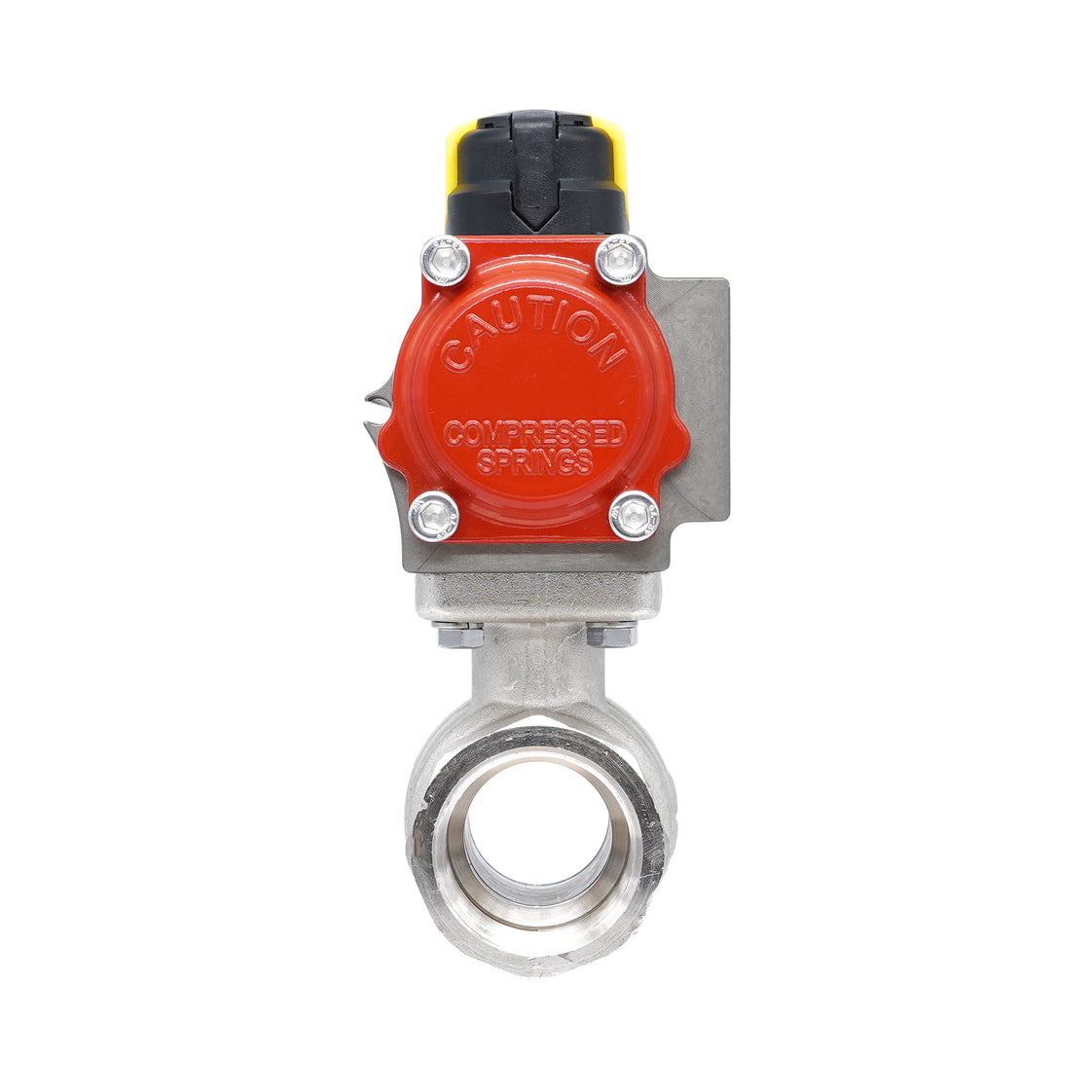 Rp 1 1/4" 2-Way Pneumatic Brass Ball Valve - Double Acting