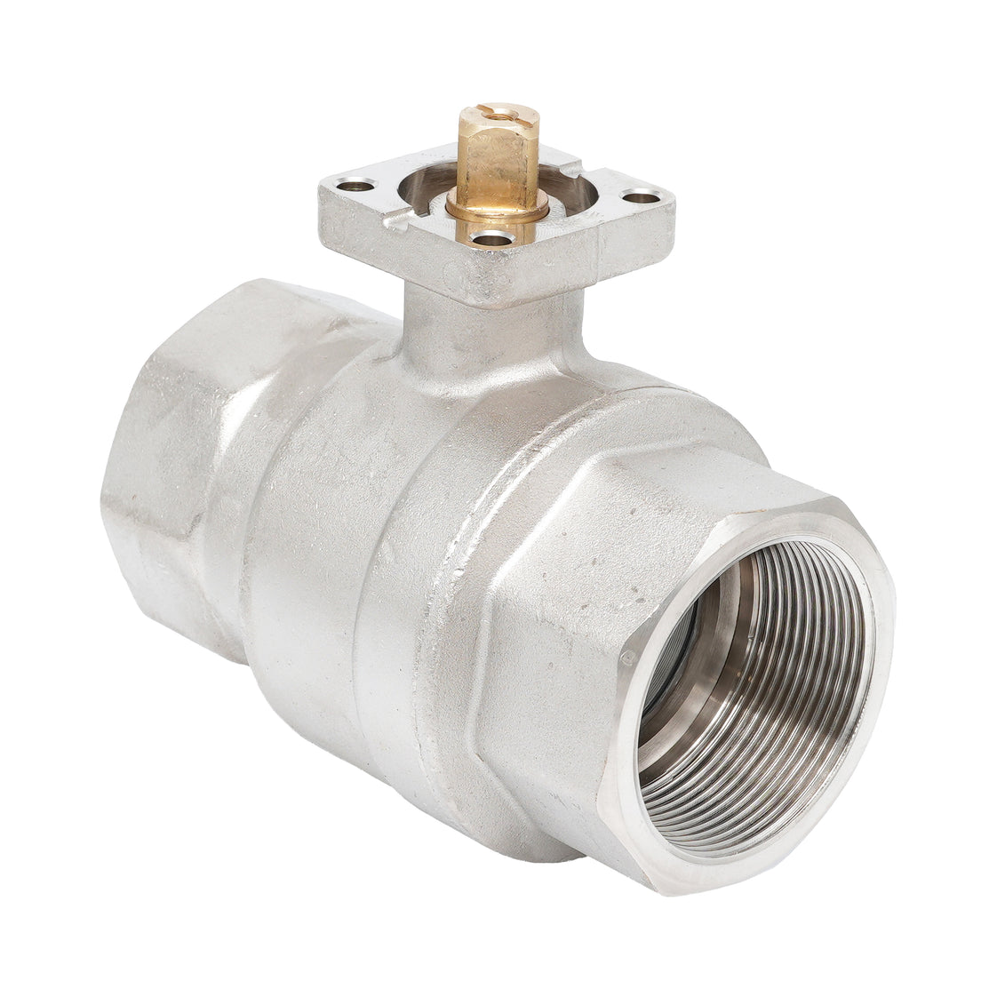 Rp 3" 2-way Brass Ball Valve ISO-Top F07 PN16 - TamesonPRO 1141-300