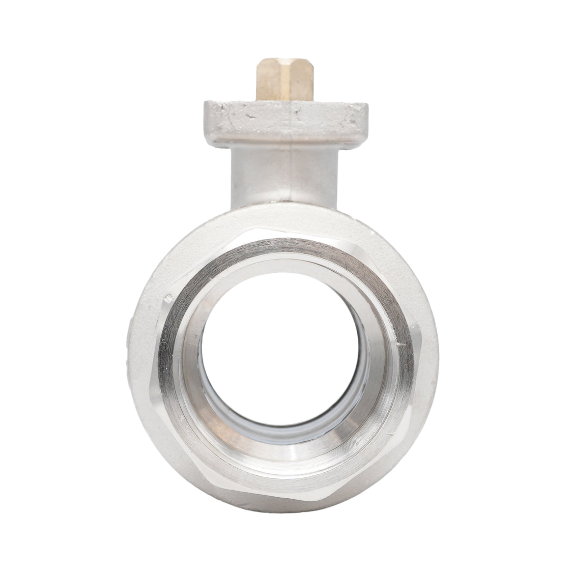 Rp 2-1/2" 2-way Brass Ball Valve ISO-Top F07 PN25 - TamesonPRO 1141-212