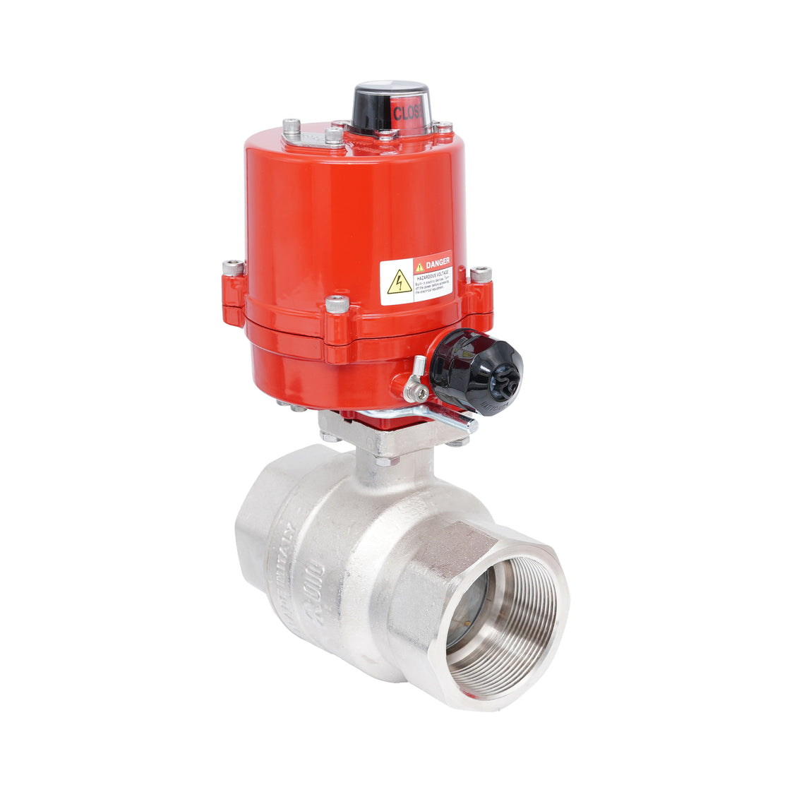 Rp 2" 2-Way Electric Brass Ball Valve 24 V AC/DC