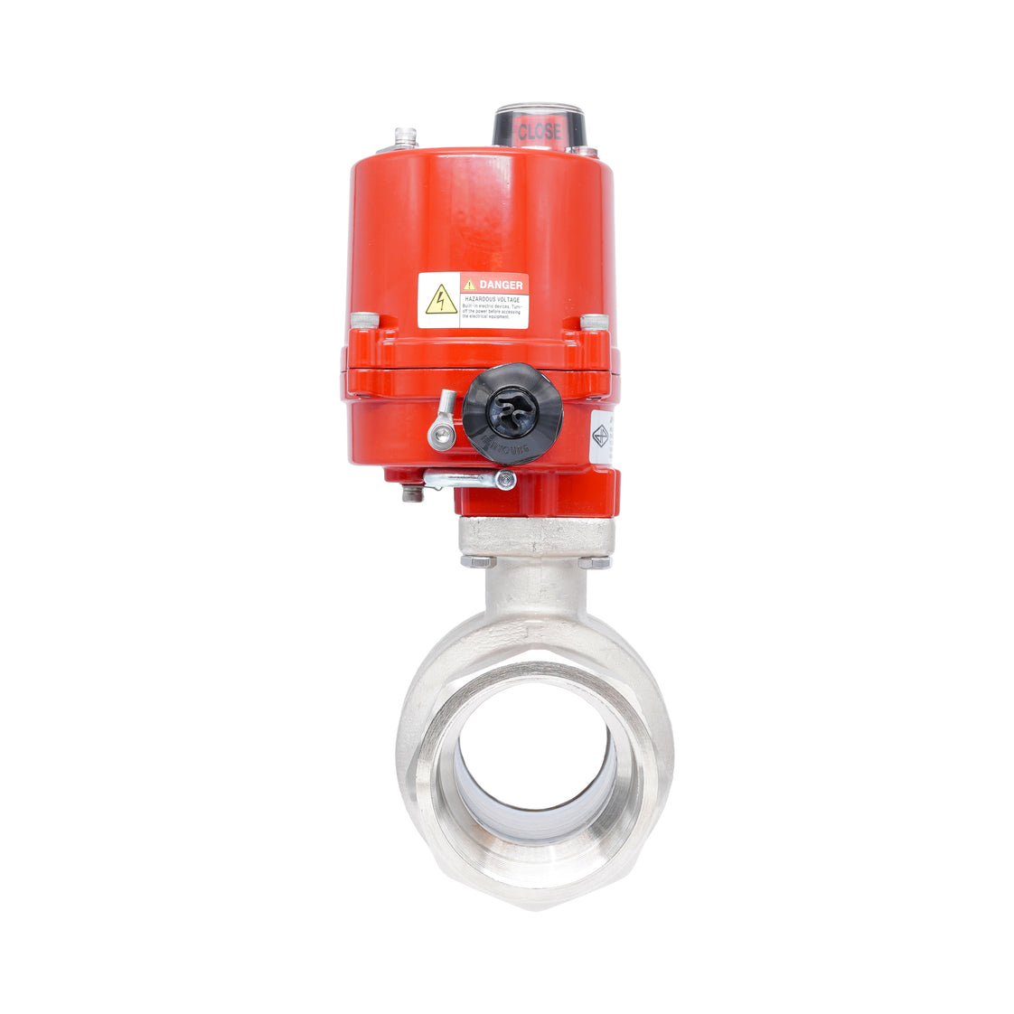 Rp 2" 2-Way Electric Brass Ball Valve 24 V AC/DC