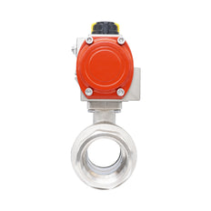 Rp 3" 2-Way Pneumatic Brass Ball Valve - Double Acting