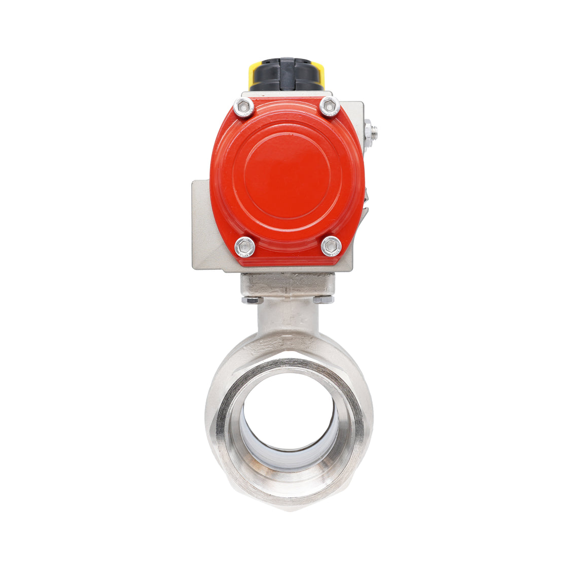Rp 2" 2-Way Pneumatic Brass Ball Valve - Double Acting