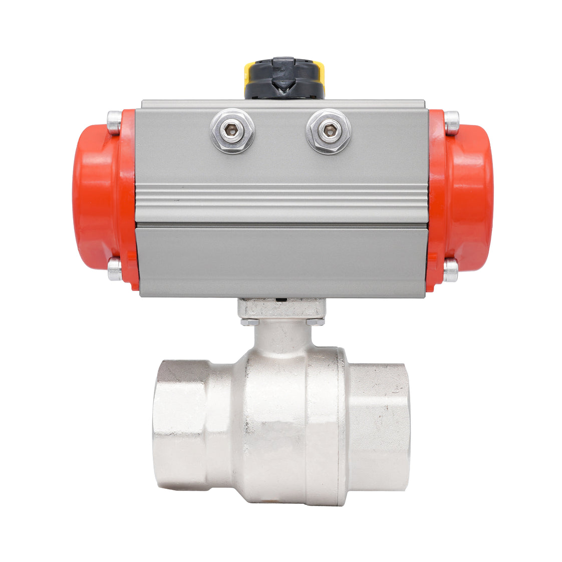Rp 3" 2-Way Pneumatic Brass Ball Valve - Spring Closing